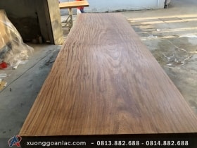 Mặt bàn nguyên khối gỗ cẩm hồng 351x101x16cm siêu vip 19 mặt bàn nổi vân