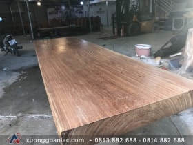 Mặt bàn nguyên khối gỗ cẩm hồng 351x101x16cm siêu vip 25 Mặt bàn cẩm hồng nguyên khối