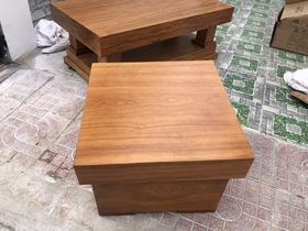 Sofa nguyên khối gỗ gõ đỏ chữ L KT: 3m20