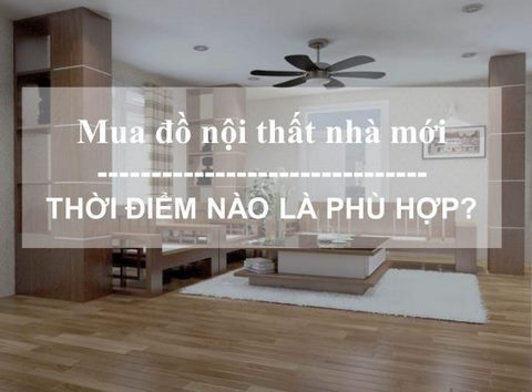 Mua đồ nội thất trang trí nhà mới vào thời điểm nào là phù hợp? 21 thoi diem nao la phu hop