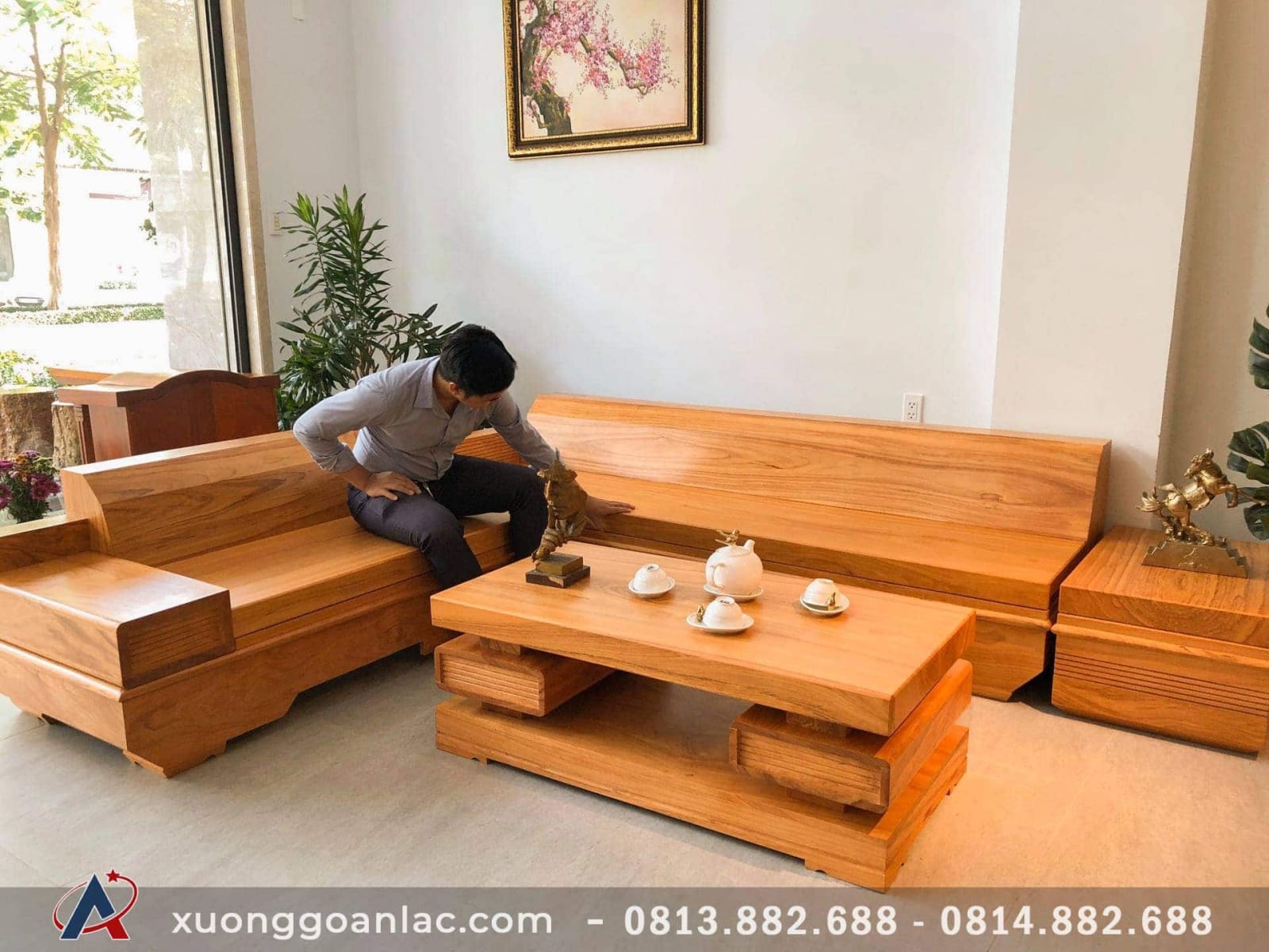 Xu hướng sống đơn giản, gần gũi thiên nhiên 4 Nội thất gỗ nguyên khối phù hợp xu hướng sống gần gũi thiên nhiên