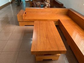 Bộ Sofa gỗ gõ đỏ nguyên khối ( Anh Tăng - TP. Đà Nẵng) (2)