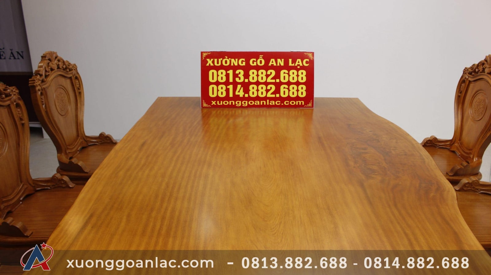 Bộ bàn ăn nguyên khối gỗ cẩm hồng 8 ghế louis có tay gỗ gõ đỏ (Anh Khoa, Trà Vinh) 17 Vẩn mặt bàn cẩm hồng đẹp