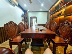 Bộ bàn ghế ăn nguyên khối gỗ gõ đỏ 8 ghế louis (Anh Tuấn, Lương Sơn - Hòa Bình) 26 bộ bàn ghế ăn nguyên khối siêu vip