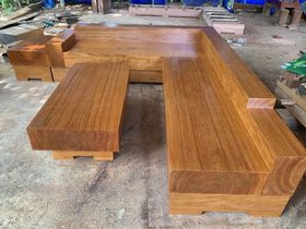 sofa gỗ gõ đỏ 180x200