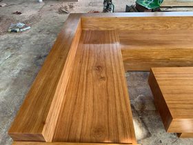 sofa gỗ gõ đỏ 180x200