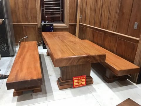 Bộ K3 gỗ gõ đỏ ( Anh Hải - Thái Bình )