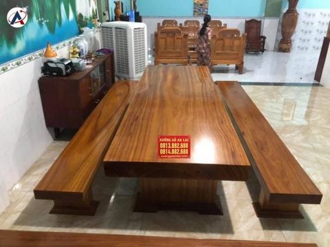 Bộ K3 nguyên khối gỗ cẩm hồng (Anh Trung - Hà Nam)