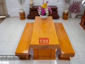 Bàn ghế gỗ nguyên khối 45 Bộ K3 nguyên khối gỗ gõ đỏ (anh Tuấn Anh - Thái Nguyên )
