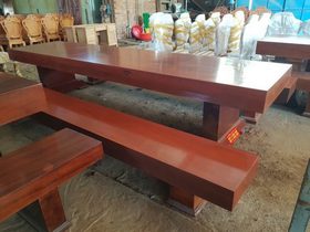 Bộ bàn ghế K3 nguyên khối gỗ hương đá (Chú Hưng - Tuyên Quang) 8 Bộ K3 nguyên khối gỗ hương (Chú Hưng - Tuyên Quang)