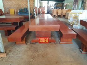 Bàn ghế gỗ nguyên khối 49 Bộ K3 nguyên khối gỗ hương (Chú Hưng - Tuyên Quang)