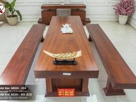 Bộ k3 gỗ cẩm hồng nguyên khối (anh Lân - Hà Nội