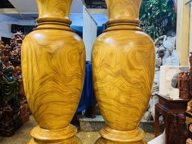 Đôi Lục bình gỗ cẩm vàng 2m đường kính 59cm (anh Dương - Hà Nội) 6 Đôi Lục bình 2m (Anh Dương - Hà Nội)