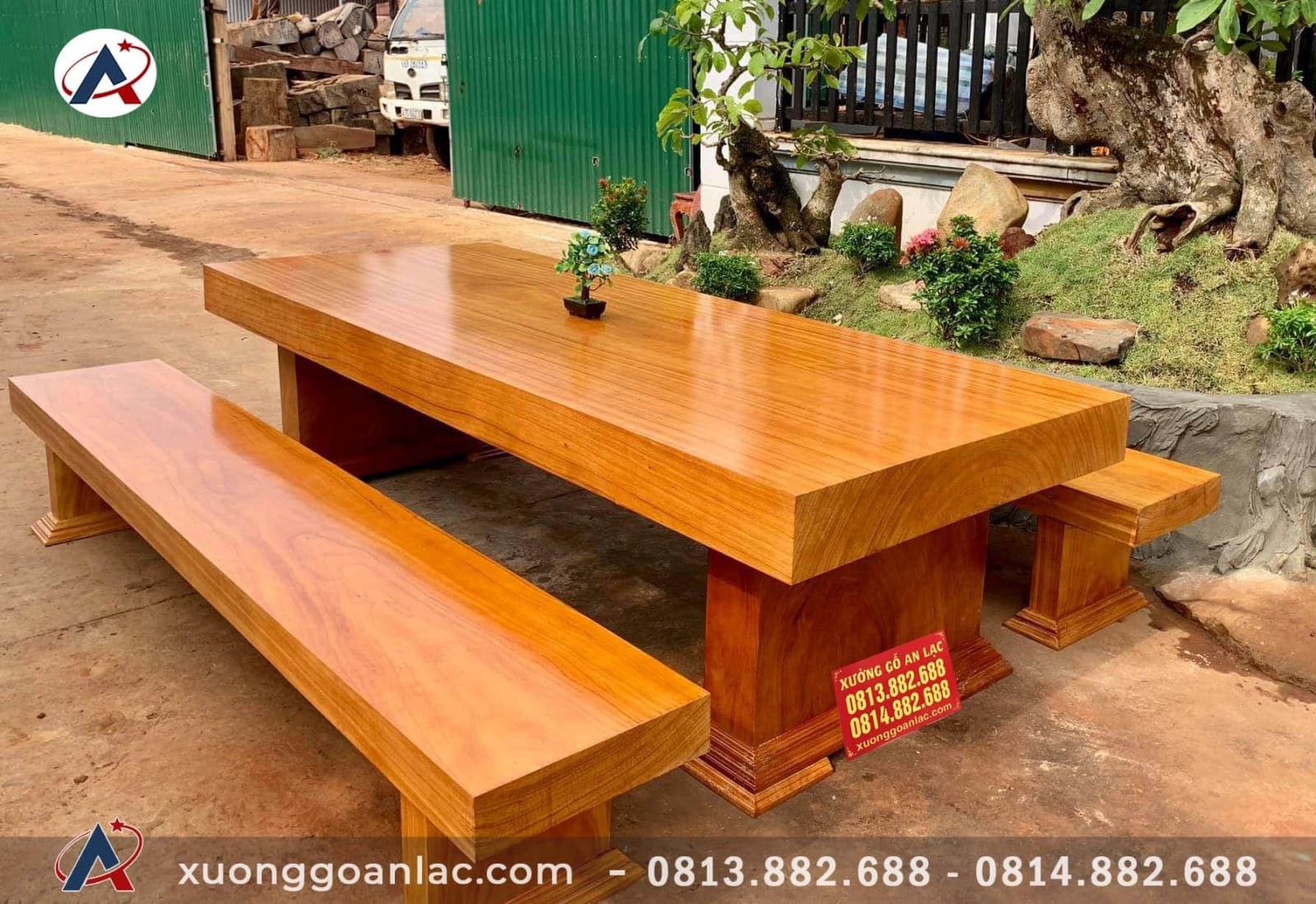 Bộ bàn ghế K3 gõ gõ đỏ nguyên khối (Anh Hoàng - Bắc Giang) 5 K3 gõ gõ đỏ nguyên khối (Anh Hoàng - Bắc GIang)
