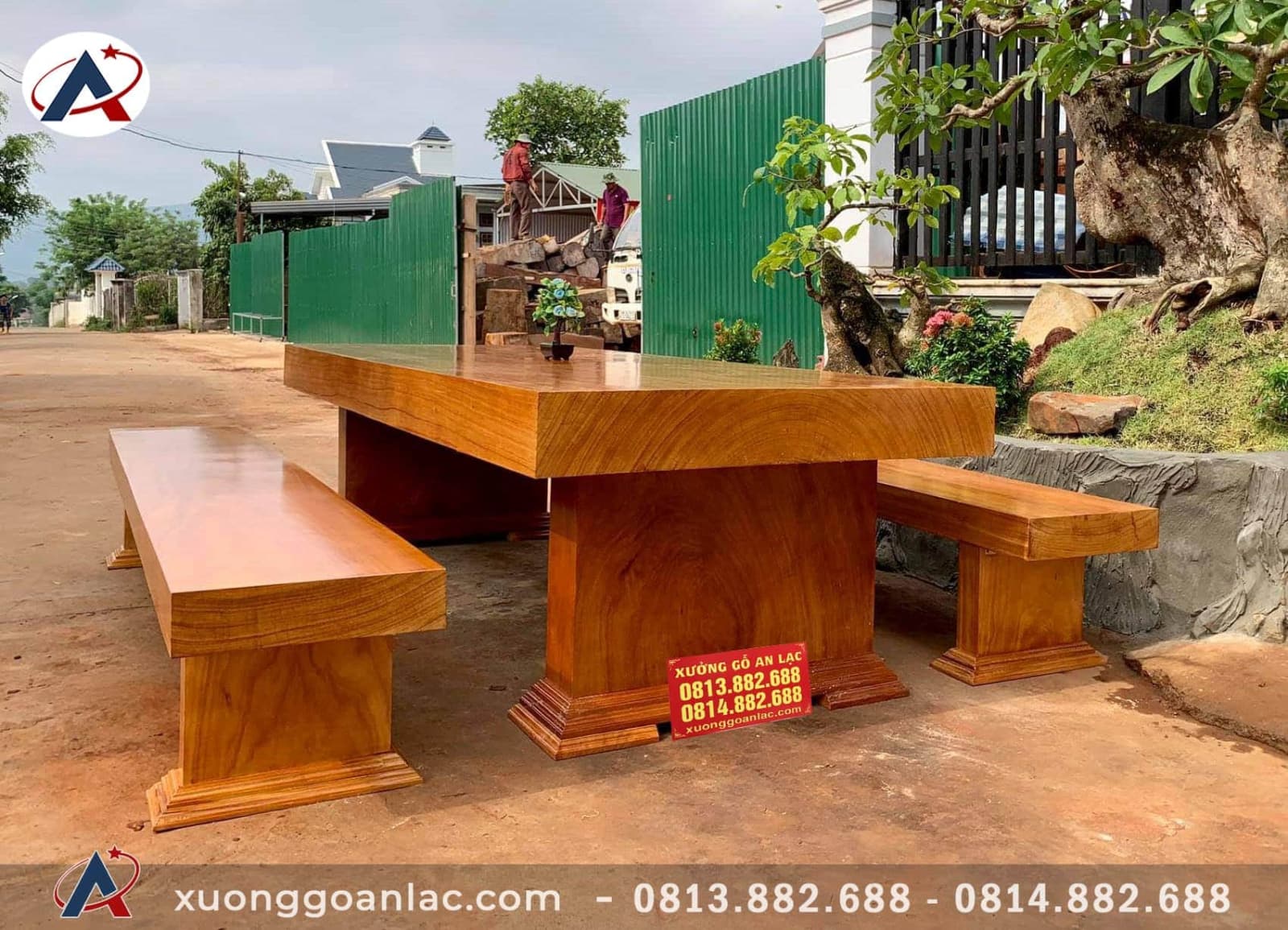 Bộ bàn ghế K3 gõ gõ đỏ nguyên khối (Anh Hoàng - Bắc Giang) 10 K3 gõ gõ đỏ nguyên khối (Anh Hoàng - Bắc GIang)