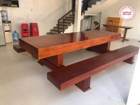 Bộ bàn ghế K3 gỗ gõ đỏ nguyên khối (Chú Toàn - Hải Dương ) 9 K3 gỗ gõ đỏ nguyên khối (Chú Toàn - Hải Dương )