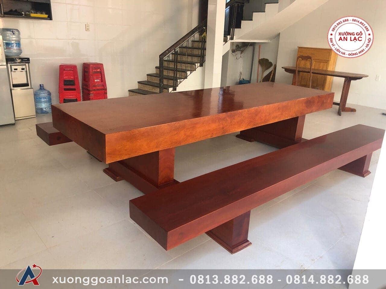 Bộ bàn ghế K3 gỗ gõ đỏ nguyên khối (Chú Toàn - Hải Dương ) 4 K3 gỗ gõ đỏ nguyên khối (Chú Toàn - Hải Dương )