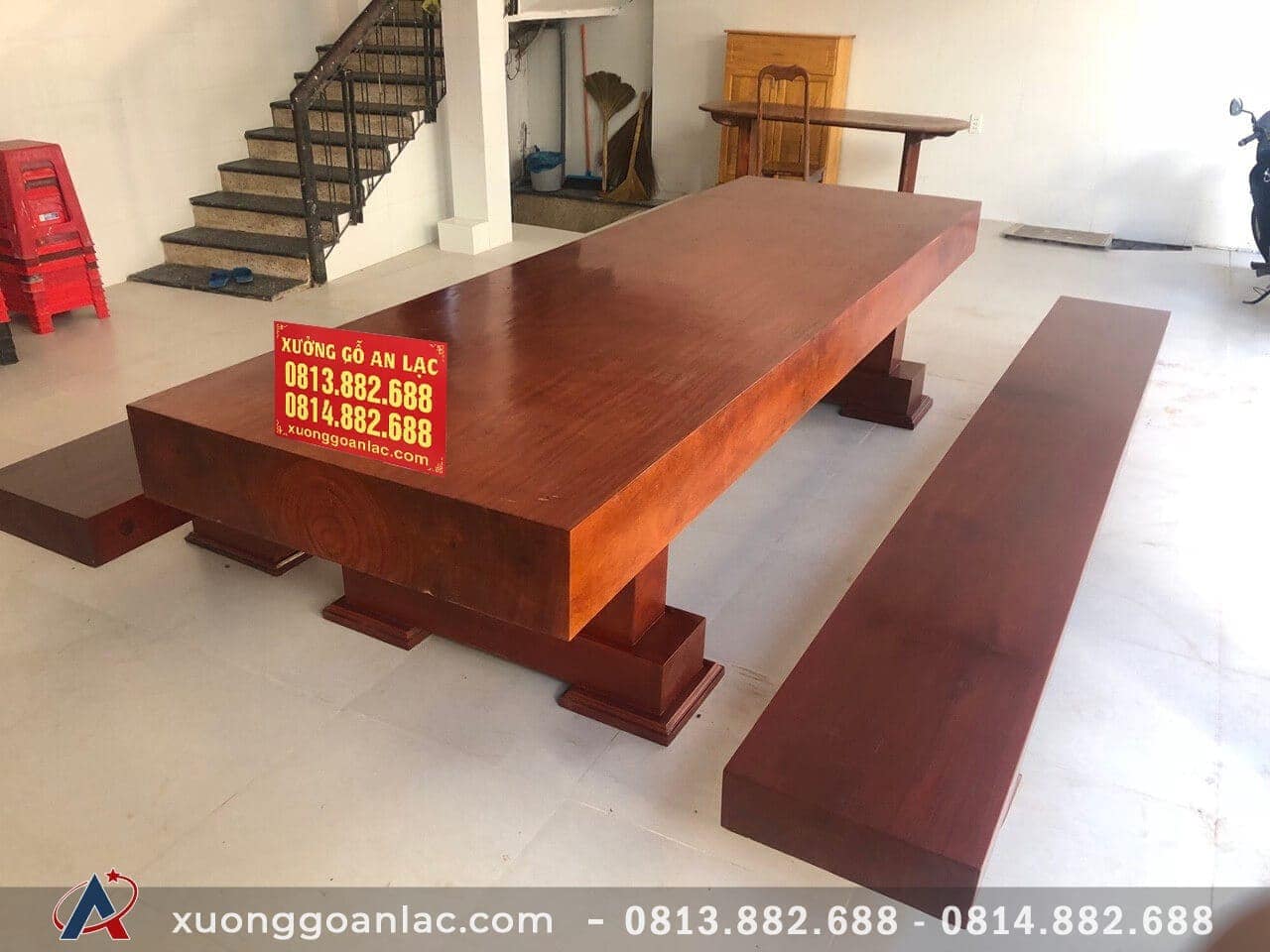 Bộ bàn ghế K3 gỗ gõ đỏ nguyên khối (Chú Toàn - Hải Dương ) 15 K3 nguyên khối (Chú Toàn - Hải Dương )