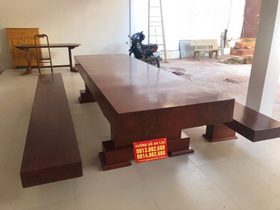 Bộ bàn ghế K3 gỗ gõ đỏ nguyên khối (Chú Toàn - Hải Dương ) 8 K3 nguyên khối (Chú Toàn - Hải Dương )