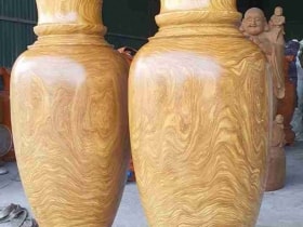 Lục Bình gỗ cẩm vàng 2m20 đường kính 68cm (anh Minh - Hà Nội) 7 Luc Binh go cam vang 2m20 Anh Minh Ha Noi 3