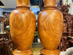 Lục bình gỗ cẩm vàng 1m70 đường kính 48cm (chú Tuân - Hà Nội) 6 Lục bình 1m70 (Chú Tuân - Hà Nội) (1)