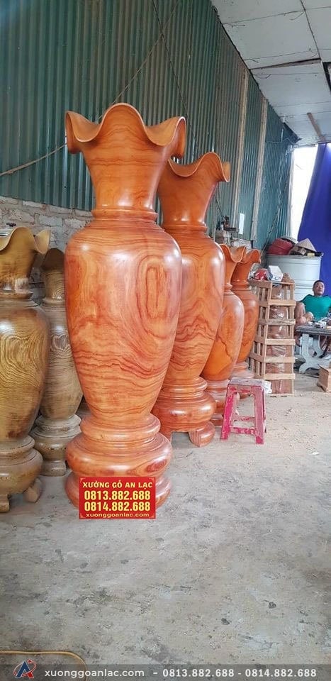 Lục bình gỗ hương đỏ 2m17 đường kính 68cm (chú Giang - Hà Nam) 9 Lục bình (chú Giang - Hà Nam)