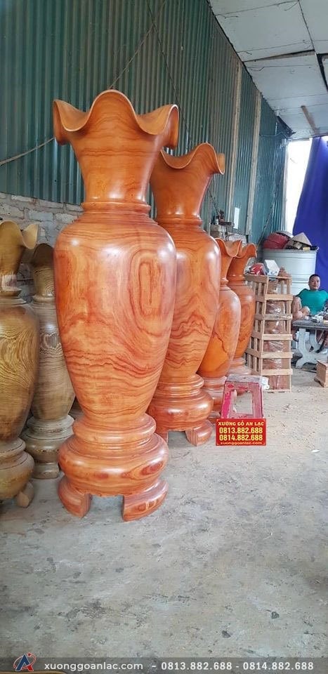 Lục bình gỗ hương đỏ 2m17 đường kính 68cm (chú Giang - Hà Nam) 10 Lục bình (chú Giang - Hà Nam)