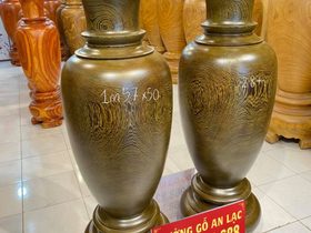 Lục bình gỗ mun đuôi công 1m57 đường kính 50cm (anh Hòa - Bắc Giang) 10 Lục bình (anh Hòa - Bắc Giang (1)