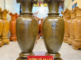 Lục bình gỗ mun đuôi công 1m57(anh Hòa - Bắc Giang)