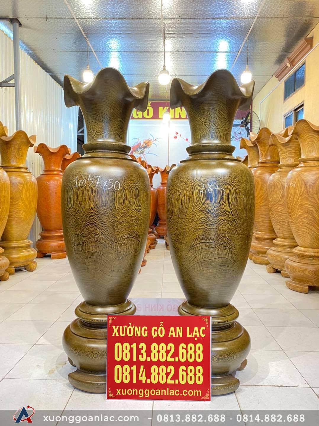 Lục bình gỗ mun đuôi công 1m57 đường kính 50cm (anh Hòa - Bắc Giang) 12 Lục bình gỗ mun đuôi công 1m57(anh Hòa - Bắc Giang)
