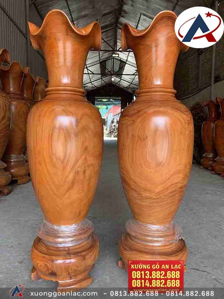 Lục Bình gỗ hương đỏ 1m50 đường kính 46cm (anh Giang – Hà Nội) 10 Lục Bình 1m5 (anh Giang – Hà Nội)