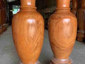 Lục Bình gỗ hương đỏ 1m50 đường kính 46cm (anh Giang – Hà Nội) 8 Lục Bình 1m5 (anh Giang – Hà Nội)