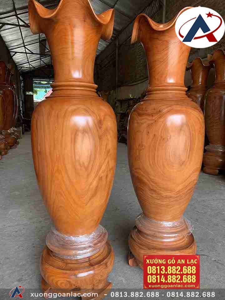Lục Bình gỗ hương đỏ 1m50 đường kính 46cm (anh Giang – Hà Nội) 13 Lục Bình 1m5 (anh Giang – Hà Nội)