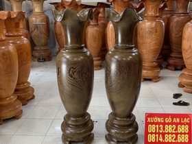 Lục bình gỗ mun đuôi công 1m55 (anh Bắc - Hà Nội) 4 Lục bình (anh Bắc - Hà Nội)