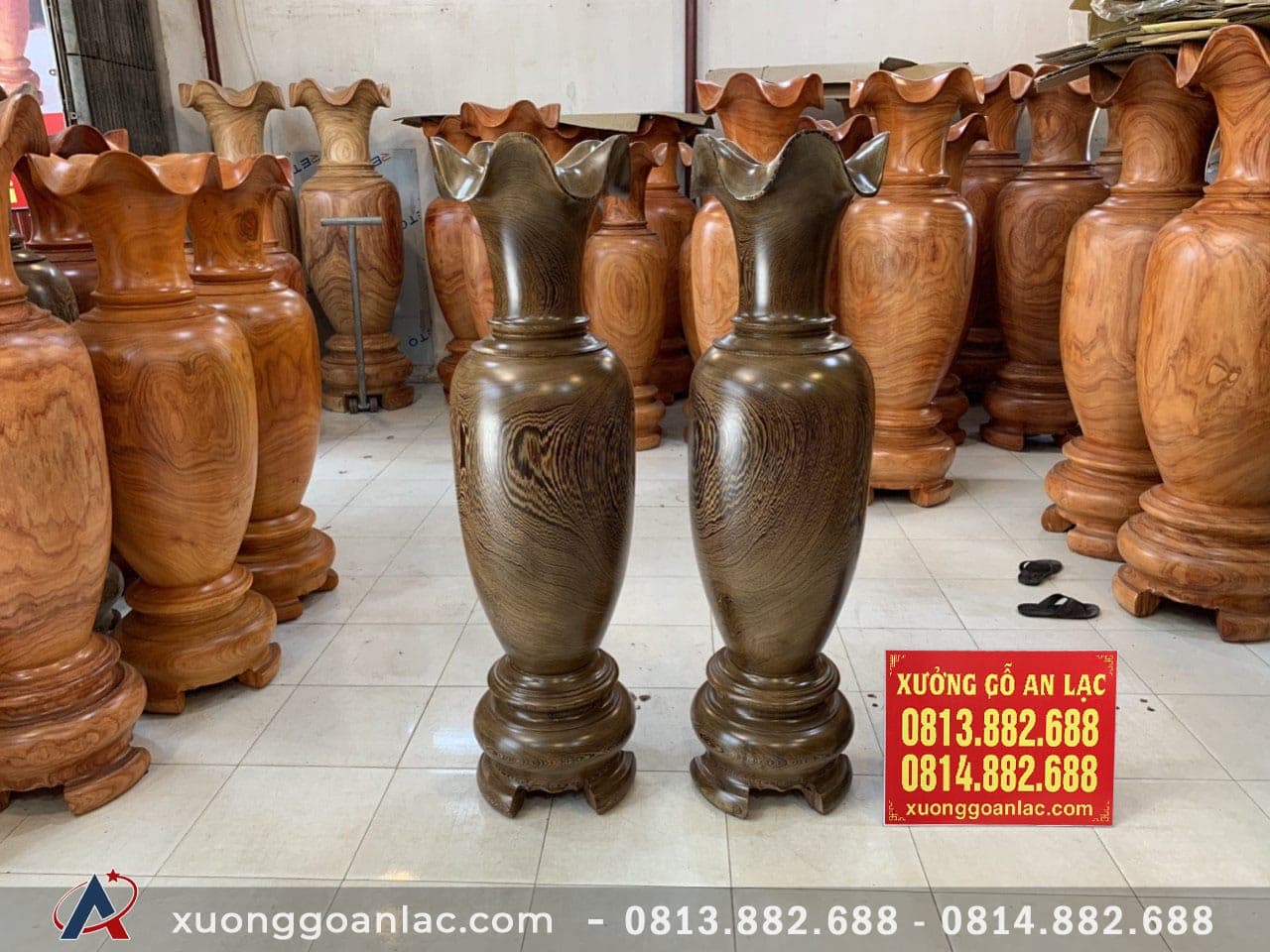 Lục bình gỗ mun đuôi công 1m55 (anh Bắc - Hà Nội) 6 Lục bình gỗ mun đuôi công 1m55 (anh Bắc - Hà Nội)
