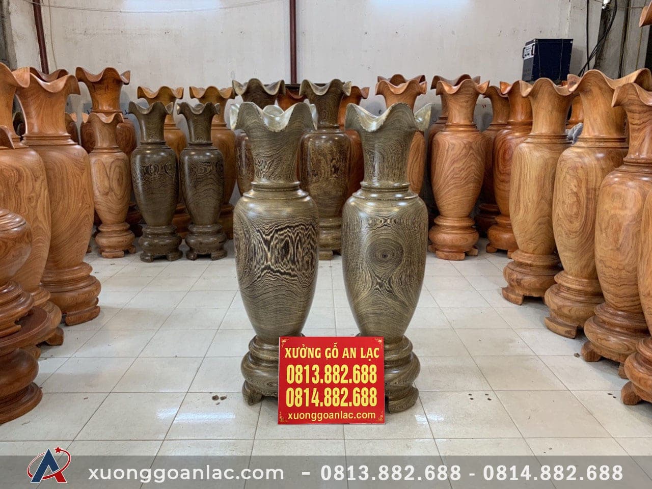 Lục bình gỗ mun đuôi công 1m50 (Bác Huy - Hải Dương) 12 Lục bình gỗ mun đuôi công 1m50 (Bác Huy - Hải Dương)