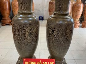 Lục bình gỗ mun đuôi công 1m50 (Bác Huy - Hải Dương) 8 Lục bình(Bác Huy - Hải Dương)