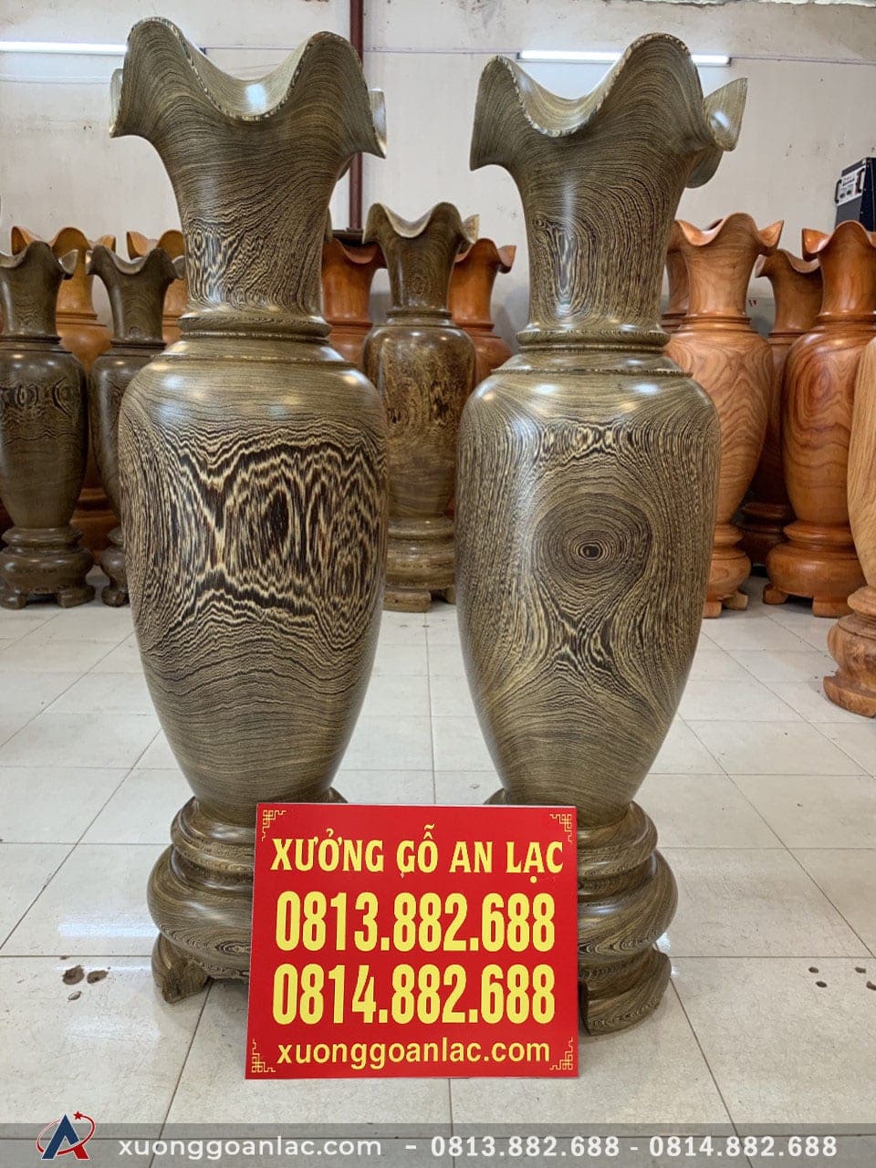 Lục bình gỗ mun đuôi công 1m50 (Bác Huy - Hải Dương) 16 Lục bình(Bác Huy - Hải Dương)