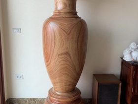 Lục bình gỗ cẩm vàng cao 2m đường kính 63cm (chú Sâm - Hà Nội) 10 (chú Sâm - Hà Nội)