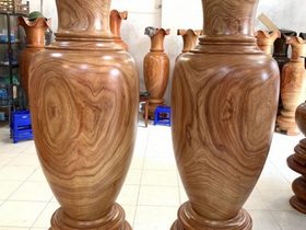 Lục bình gỗ cẩm vàng cao 2m đường kính 63cm (chú Sâm - Hà Nội) 11 (chú Sâm - Hà Nội)
