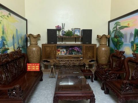 Lục bình gỗ cẩm Vàng ( anh Tuyền - Hà Nội)
