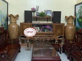 Lục bình gỗ Cẩm Vàng 1m69 đường kính 56cm (anh Tuyền - Hà Nội) 6 Lục bình gỗ cẩm Vàng ( anh Tuyền - Hà Nội)