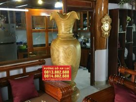 Lục bình 1m97 đường kính 68cm gỗ cẩm vàng(anh Đô - Ninh Bình) 6 (anh Đô - Ninh Bình)