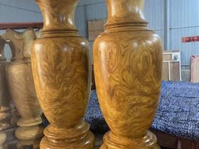 Lục bình gỗ cẩm vàng 2m2 đường kính 68cm (anh Tuân - Hải Dương) 4 Lục bình (Anh Tuân - Hải Dương)