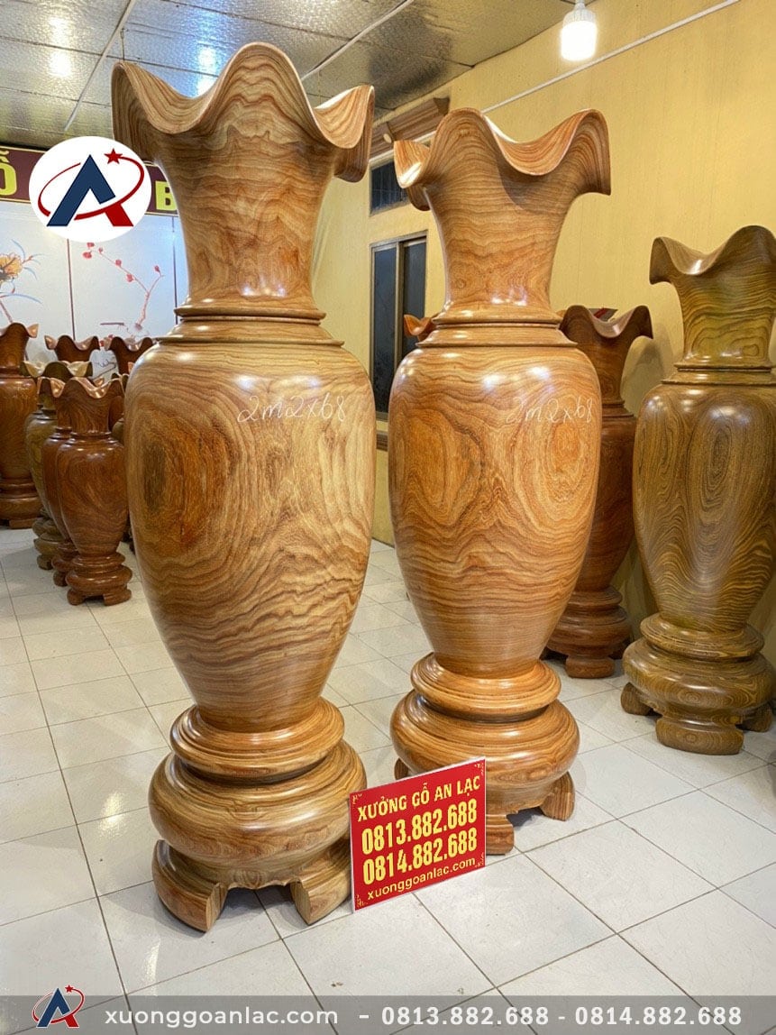 Lục bình gỗ cẩm vàng 2m20 đường kính 68cm (anh Hoàn - Hà Nội) 11 Lục bình ( Anh Hoàn - Hà Nội)