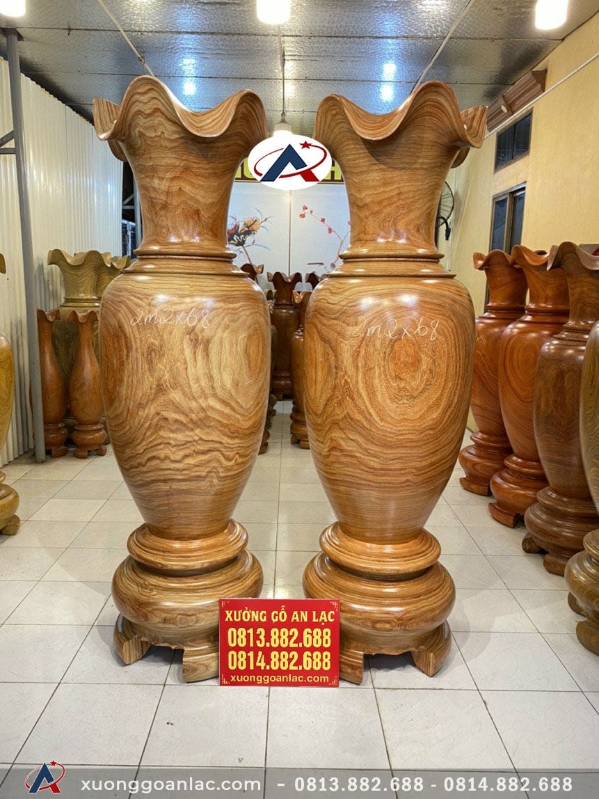 Lục bình gỗ cẩm vàng 2m20 đường kính 68cm (anh Hoàn - Hà Nội) 12 Lục bình ( Anh Hoàn - Hà Nội)