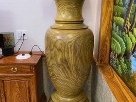 Lục bình gỗ cẩm vàng 1m79 đường kính 56cm (anh Tùng - Ninh Bình) 9 (Anh Tùng - Ninh Bình)