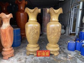 Lục bình gỗ cẩm vàng 1m79 đường kính 56cm (anh Tùng - Ninh Bình) 12 Lục bình (Anh Tùng - Ninh Bình)