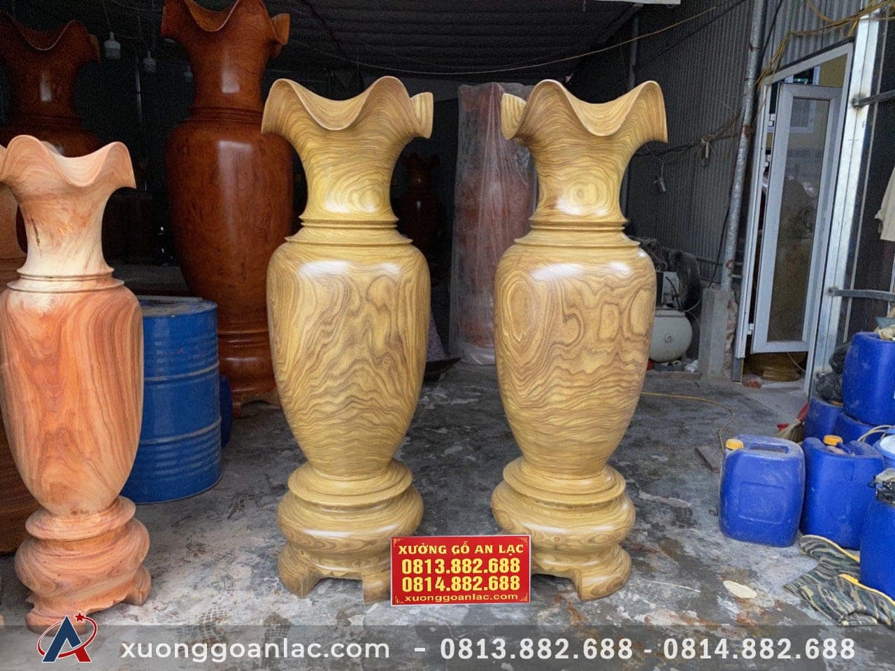 Lục bình gỗ cẩm vàng 1m79 đường kính 56cm (anh Tùng - Ninh Bình) 14 Lục bình (Anh Tùng - Ninh Bình)
