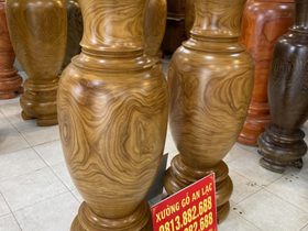 Lục bình gỗ cẩm vàng 1m43 đường kính 40cm (anh Hiếu - Hà Nội) 6 Lục bình (anh Hiếu - Hà Nội)